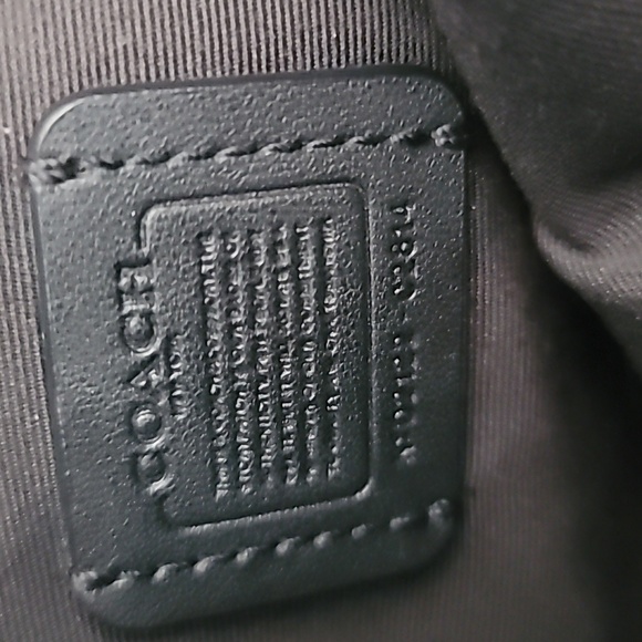 Coach Addie Bag Classic Pebbled Black Leather Turnlock Shoulder Crossbody C2814 - Picture 8 of 12